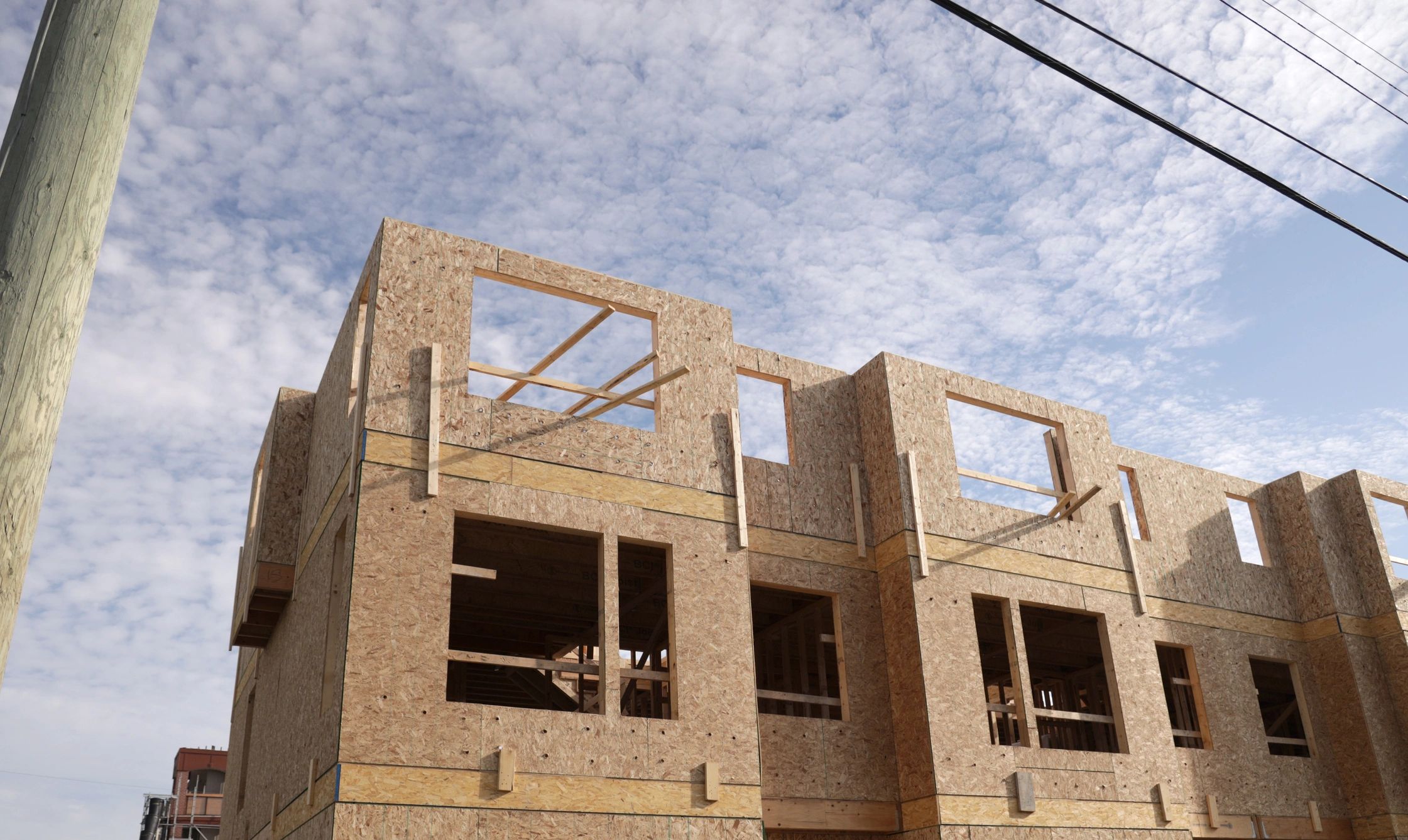 Townhomes under construction for Florida private lending page