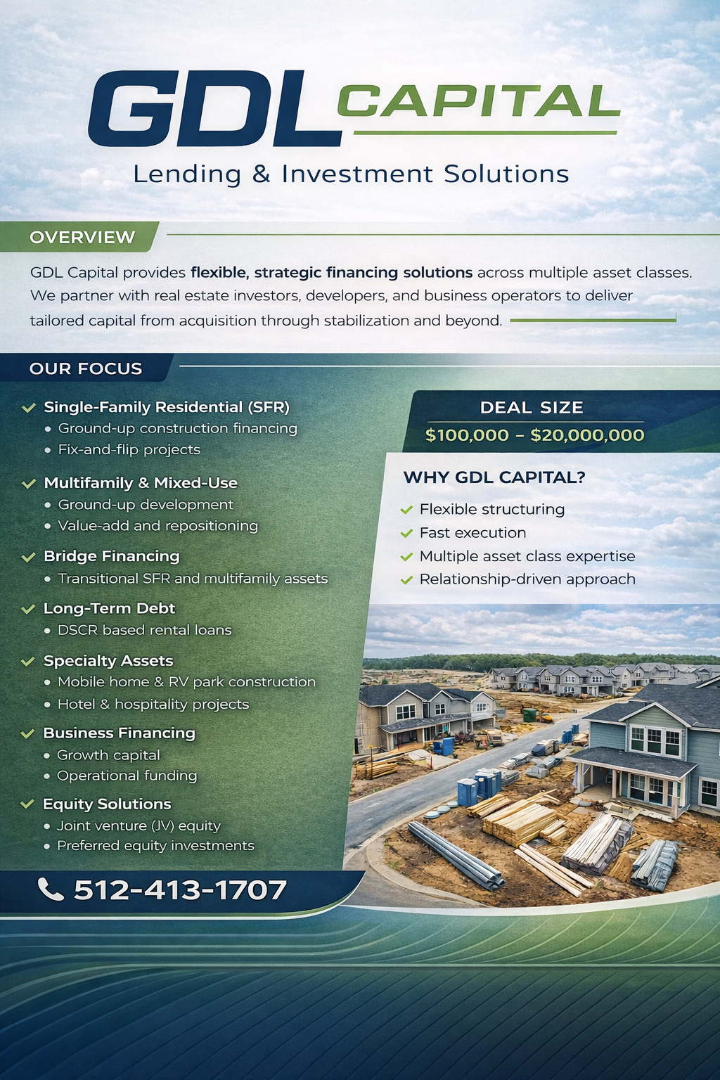 DSCR loan tear sheet for rental property financing and investor lending solutions